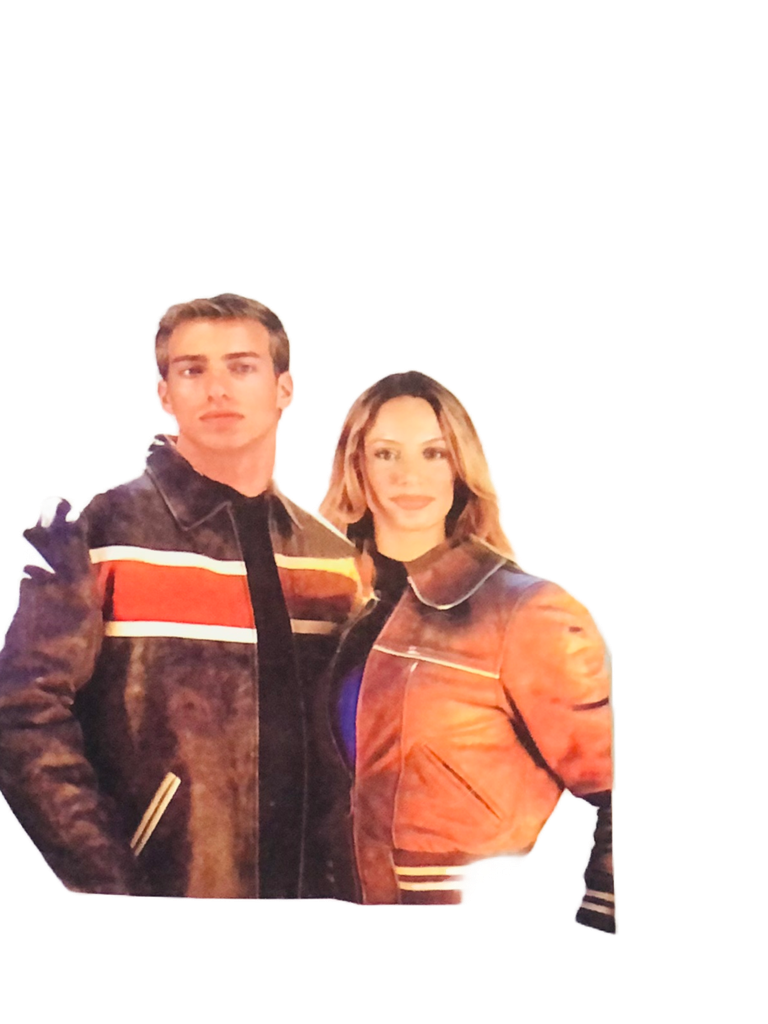 Couple leather jackets 