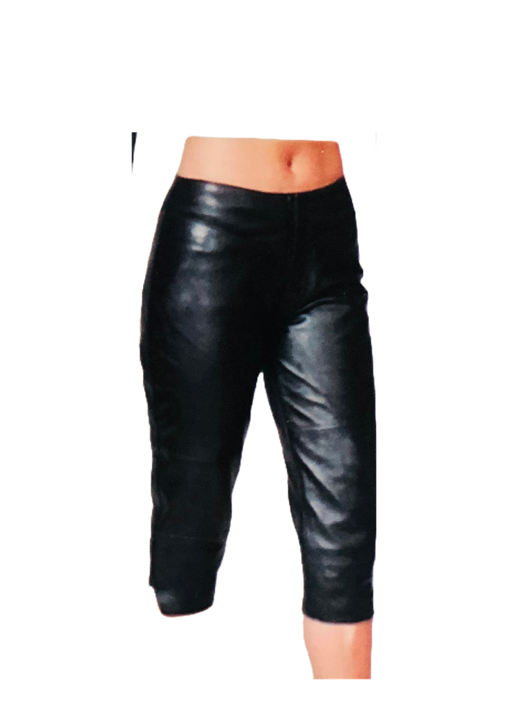 Bebe Black Leather pants for Women