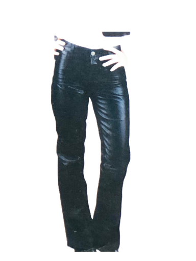 [Art#866] Women leather fashion pants .